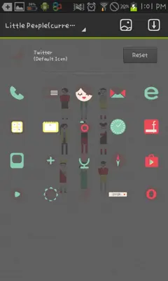 LittlePeople go launcher theme android App screenshot 0